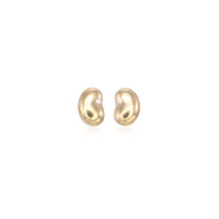 Beans Rose Gold Studs
